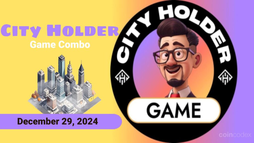 CITY Holder Game Daily Combo and Daily Quiz – December 29