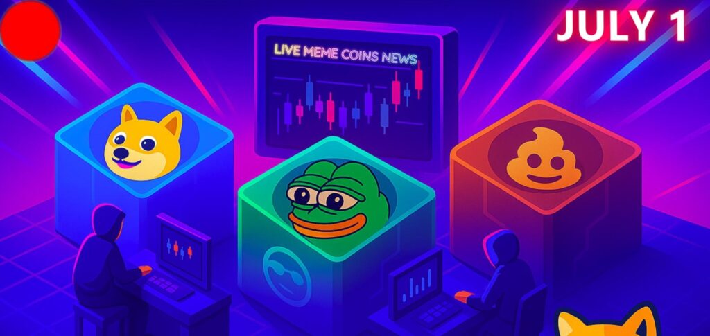 Best Meme Coins Live News Today: Latest Opportunities & Updates (July 1)
